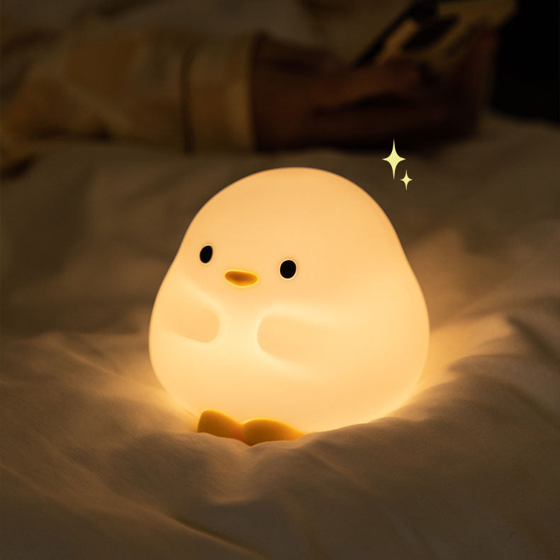Kuscheliges Enten-Nachtlicht, LED, matschig, Silikon, Wasserhahn-Lampe, bestes Geschenk für Baby und Mädchen Kuscheliges Enten-Nachtlicht, LED, matschig, Silikon, Wasserhahn-Lampe, bestes Geschenk für Baby und Mädchen