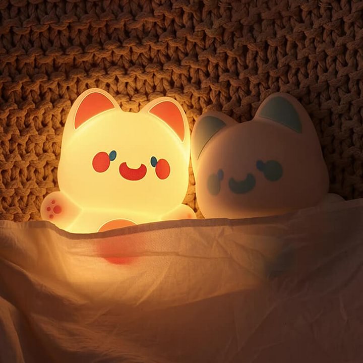 Squishy Silicone Doodle Cat LED Night Light - Perfect Gift for Kids and Girls Squishy Silicone Doodle Cat LED Night Light - Perfect Gift for Kids and Girls