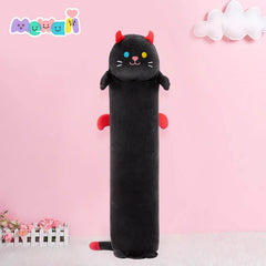 MeWaii® Original Design Black Cat Kitten Stuffed Animal Kawaii Plush Pillow Squishy Toy