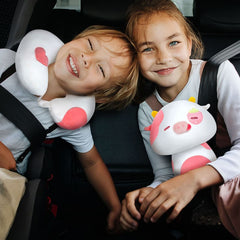 MeWaii® Flip Pillow Strawberry Cow Reversible Throw Pillow Neck Pillow Kawaii Plush Pillow Squish Toy