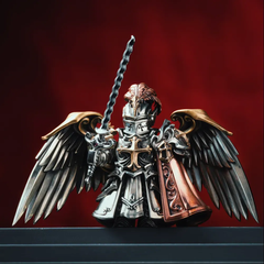Crimson Templer Sammlerfigur Abnehmbare Bronze-Kupfer Ritterstatue