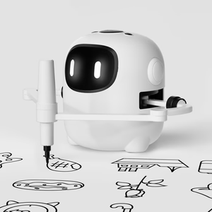 Drawing Robot Montessori Educational Toy for Creative Learning & Fun for Boys & Girls Ages 3-8 Gift