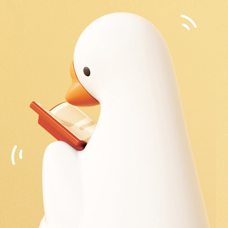 Goose Silicone Squishy Night Light Gift Cute Reading Red Book for Bedroom Desk Perfect Gift Goose Silicone Squishy Night Light Gift Cute Reading Red Book for Bedroom Desk Perfect Gift