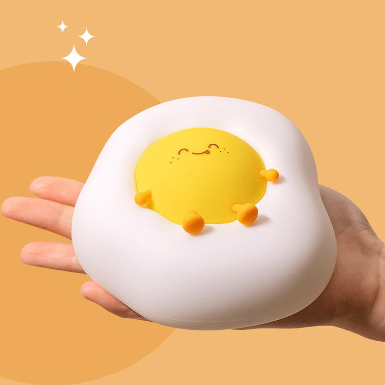 Egg Silicone Squishy Night Light Design for Bedroom Desk Room Home Decor Perfet Gift