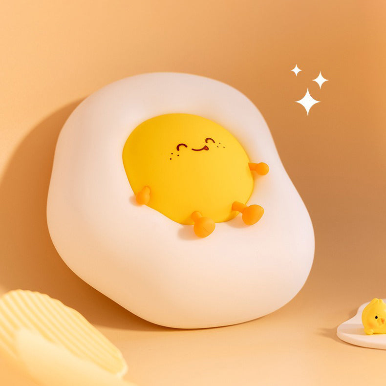 Egg Silicone Squishy Night Light Design for Bedroom Desk Room Home Decor Perfet Gift