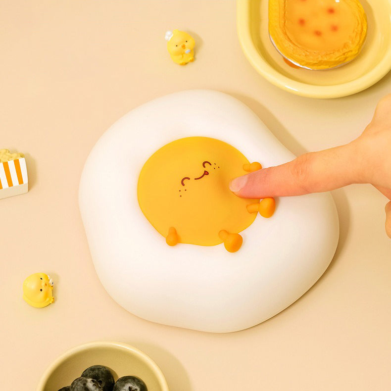 Egg Silicone Squishy Night Light Design for Bedroom Desk Room Home Decor Perfet Gift