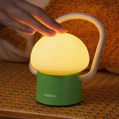 Mushroom Night Light Detachable Silicone Rotating Dimming Projection Mode Camping Flashlight Perftct Gift