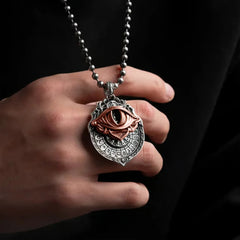 Tarot & All-Seeing Eye Wheel – Unveil the Mysteries of Fate Pendant