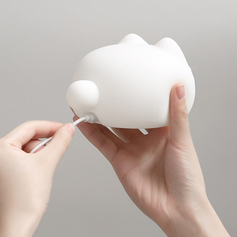 Huggwaii Orange Cat LED Squishy Tap Tap Night Light Lamp Huggwaii Orange Cat LED Squishy Tap Tap Night Light Lamp