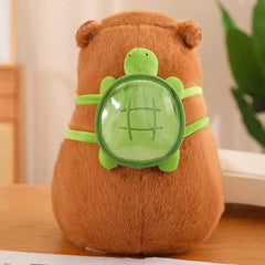 Capybara Plush With Turtle Bag Plushies Squishy Pillow Toy