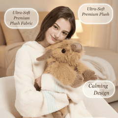 Highland Cow Plush Cattle Stuffed Animals, Microwavable, Pain Stress Relief, Anxiety, Women Kid Bedtime Best Gift