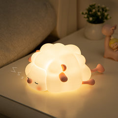 Huggwaii Little Sheep LED Squishy Tap Tap Night Light Lamp