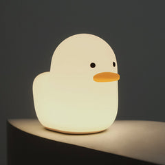 Squishy Silikon-Ente, LED-Nachtlicht – perfektes Geschenk für Kinder und Mädchen