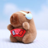 Mini Capybara Musical Plush Set – 12cm Collectible Figures