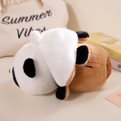 Reversible Capy & Panda Plush Pillow, Flip for Fun & Cozy Comfort, Perfect Gift