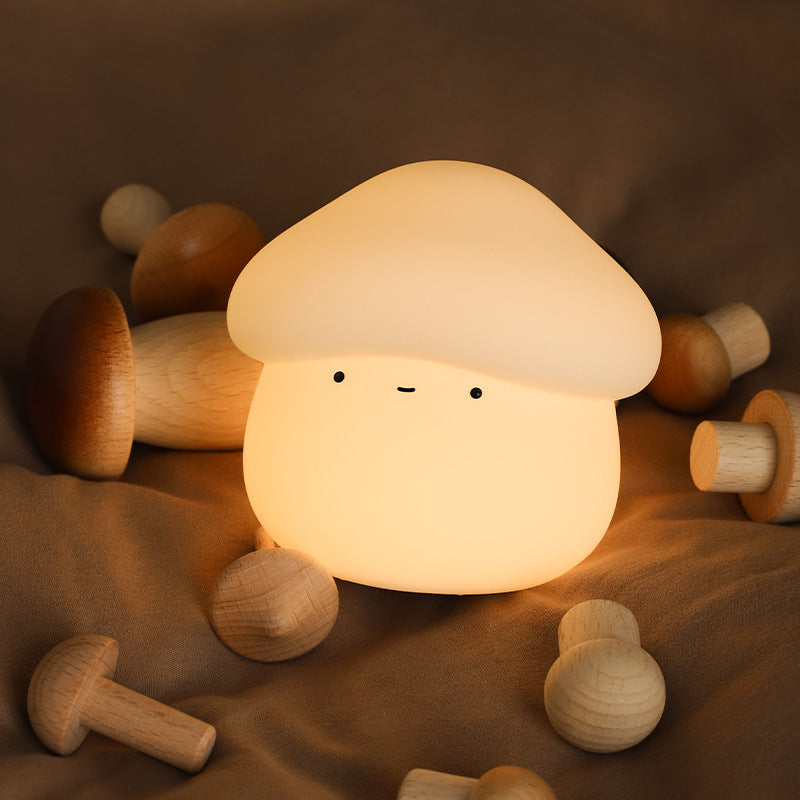 Adorable veilleuse champignon en silicone souple – Cadeau idéal pour les enfants et les filles Adorable veilleuse champignon en silicone souple – Cadeau idéal pour les enfants et les filles