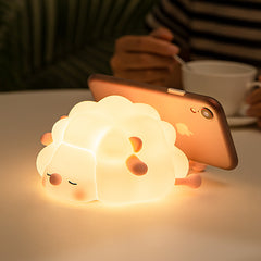 Huggwaii Little Sheep LED Squishy Tap Tap Night Light Lamp
