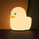 Huggwaii Squishy Silicone Duck LED Night Light - Perfect Gift for Kids and Girls