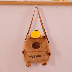 Capy Bag Large Capacity Shoulder Plush Backpack for Kids & Gift