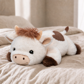 MeWaii® Weidekuh Gewichtetes Stofftier
