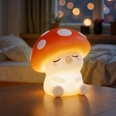 MeWaii Bubble Mushroom Silicone Squishy Night Light - Perfect Gift for Kids and Girls
