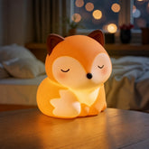 MeWaii Dreamy Fox Silicone Squishy Night Light - Perfect Gift for Kids and Girls