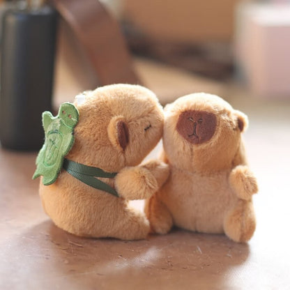Cuteee Capybara Anhänger Plüschtier Puppe Tasche Anhänger Schlüsselanhänger Puppe