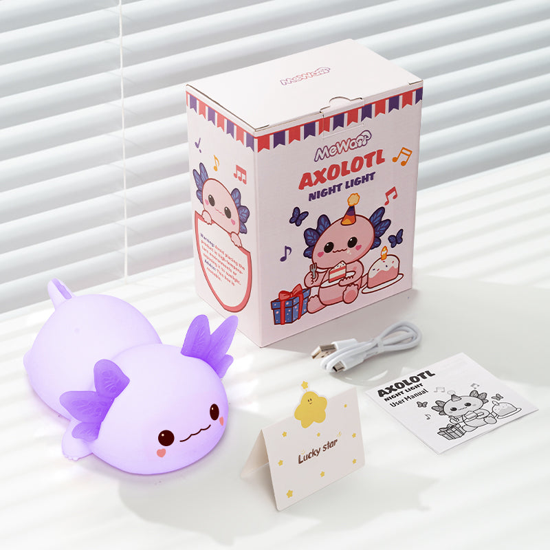 MeWaii® 2025 Limited Version Axolotl Squish Night Light - Perfect Gift 🎁