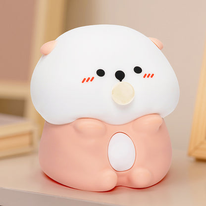 Squishy Silikon Baby Otter LED-Nachtlicht - Perfektes Geschenk für Kinder und Mädchen