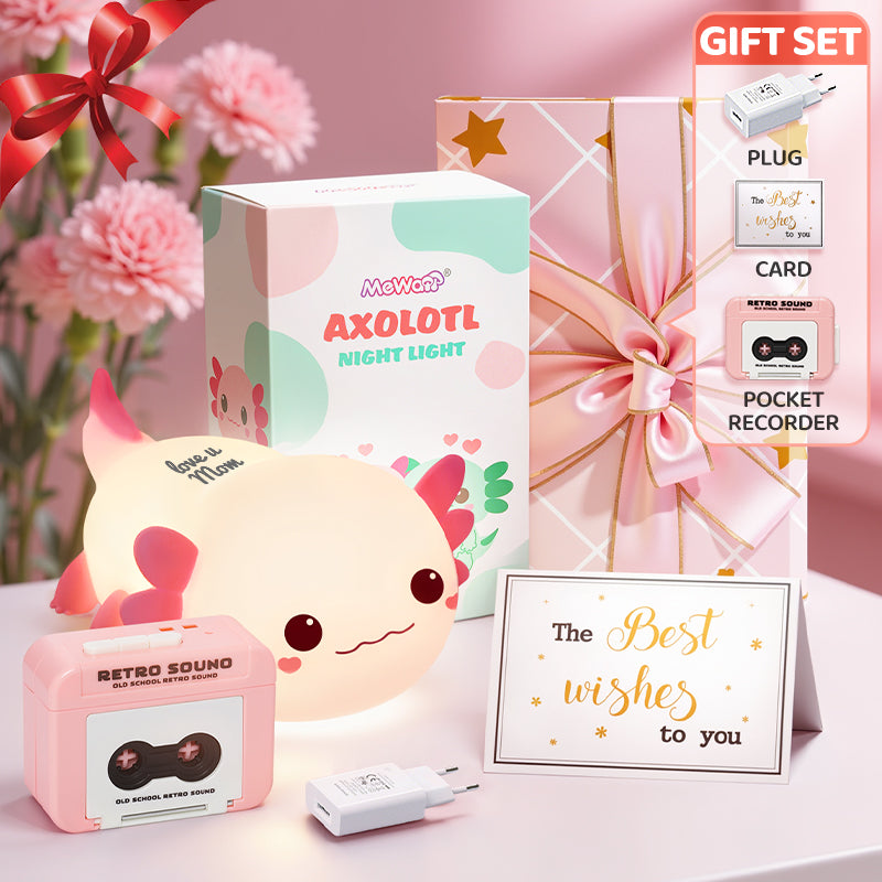 Mother's Day Limited Gift Set Special for every Momy Engraving Squishy Silicone LED Night Light