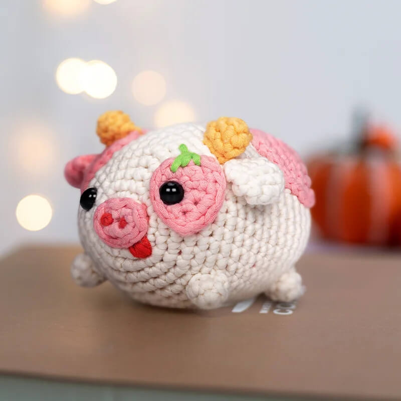 MeWaii® Crochet Original Designed Animal Crochet Kit for Beginners with Easy Peasy Yarn