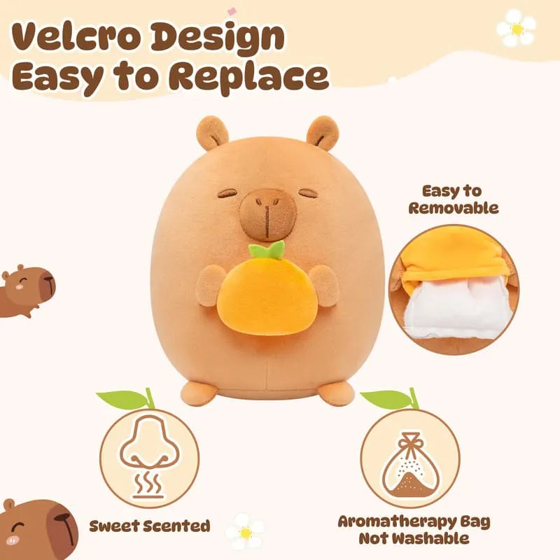 MeWaii® Fragrance Plush Toy Donut Axolotl Stuffed Animal with Aromatherapy Lavender Scent 8 inches Stuffed Plushie