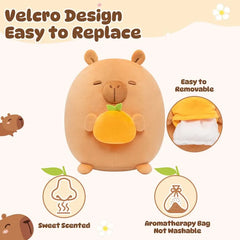 MeWaii® Fragrance Plush Toy Donut Axolotl Stuffed Animal with Aromatherapy Lavender Scent 8 inches Stuffed Plushie