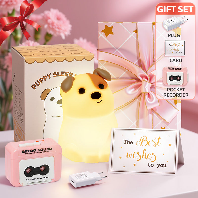 Mother's Day Limited Gift Set Special for every Momy Engraving Squishy Silicone LED Night Light