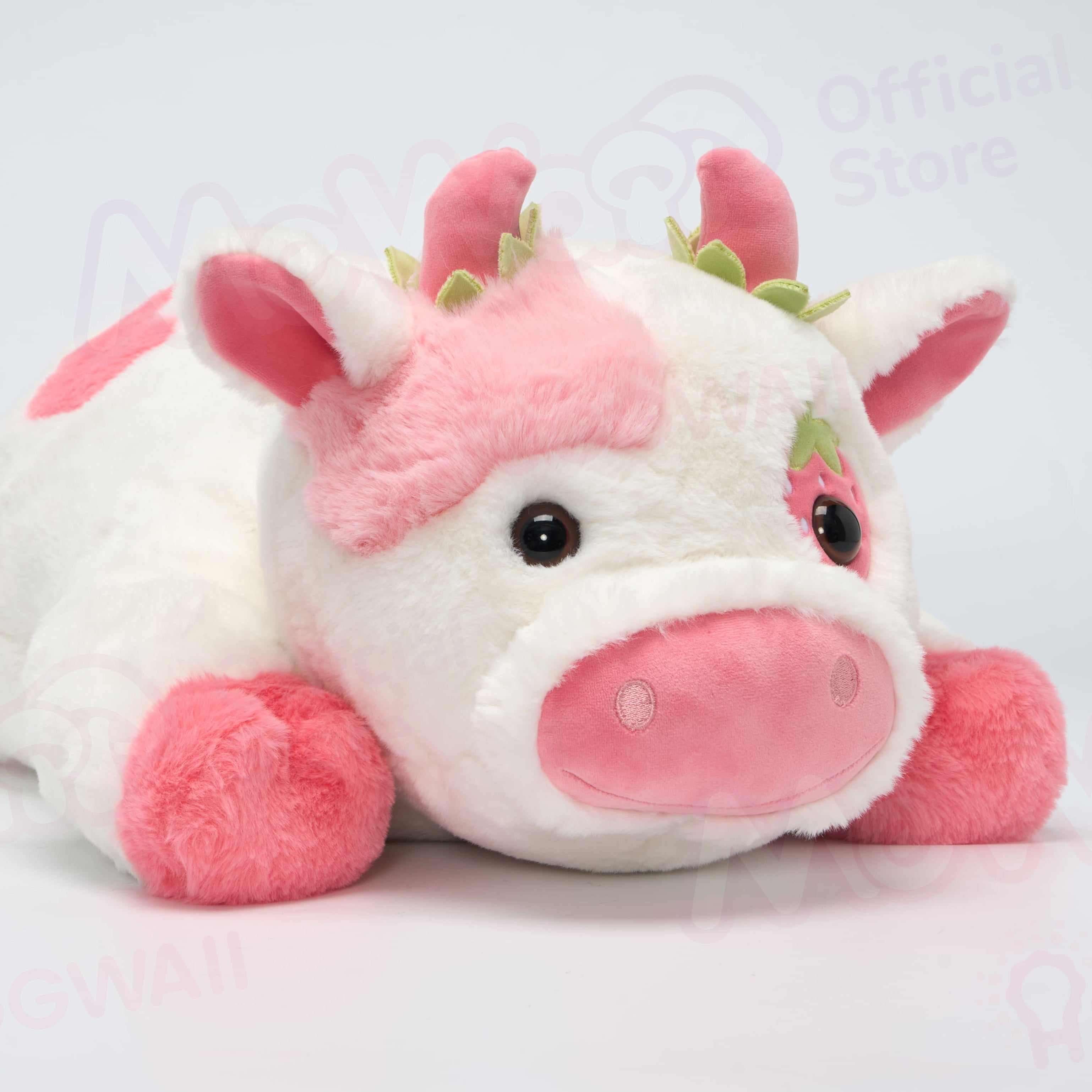 MeWaii® Strawberry Cow Weighted Stuffed Animal