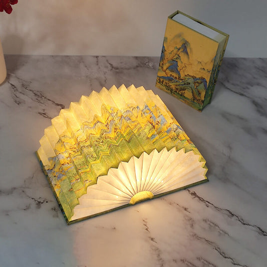 Oriental  Foldable LED Book Lamp Lights For Home Decor and Gifts