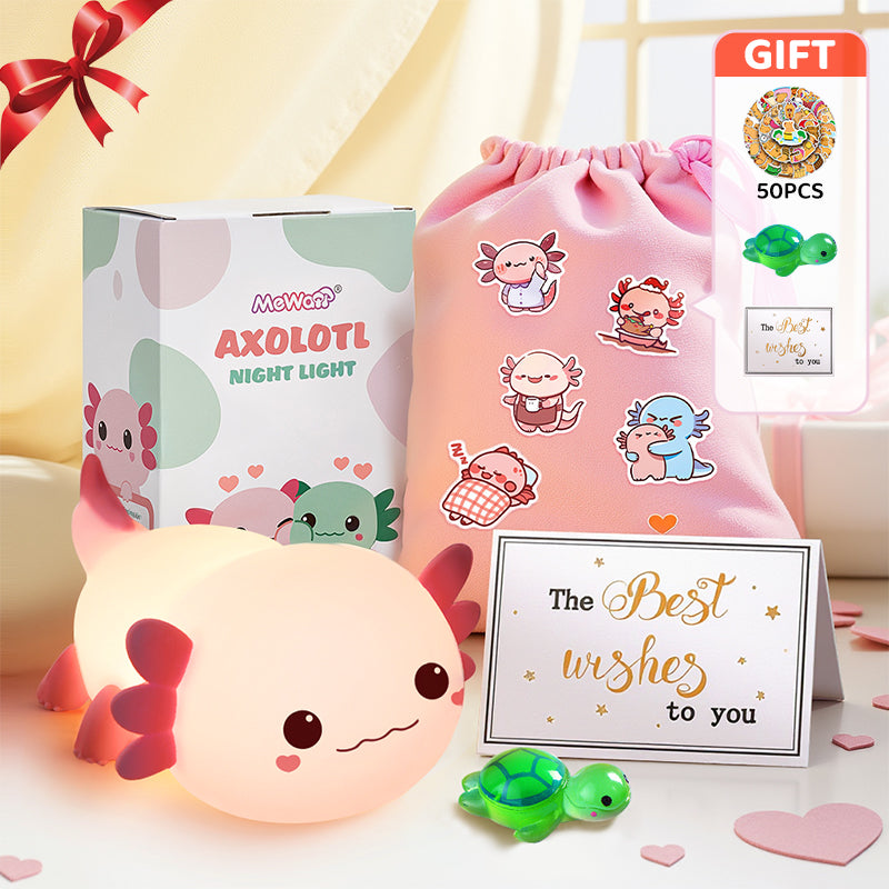 MeWaii® 2025 Limited Version Axolotl Squish Night Light - Perfect Gift 🎁