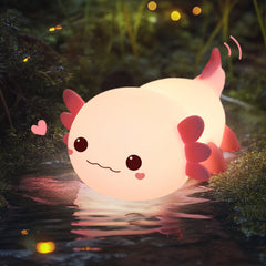 Veilleuse mignonne et spongieuse MeWaii® Axolotl - Cadeau parfait 🎁