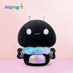 MeWaii® Mushroom Family Rainbow Butterfly Kawaii Plush Pillow Squish Toy