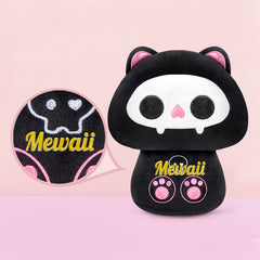 MeWaii® Mushroom Family Bone Kiki Kawaii Plush Pillow Squish Toy