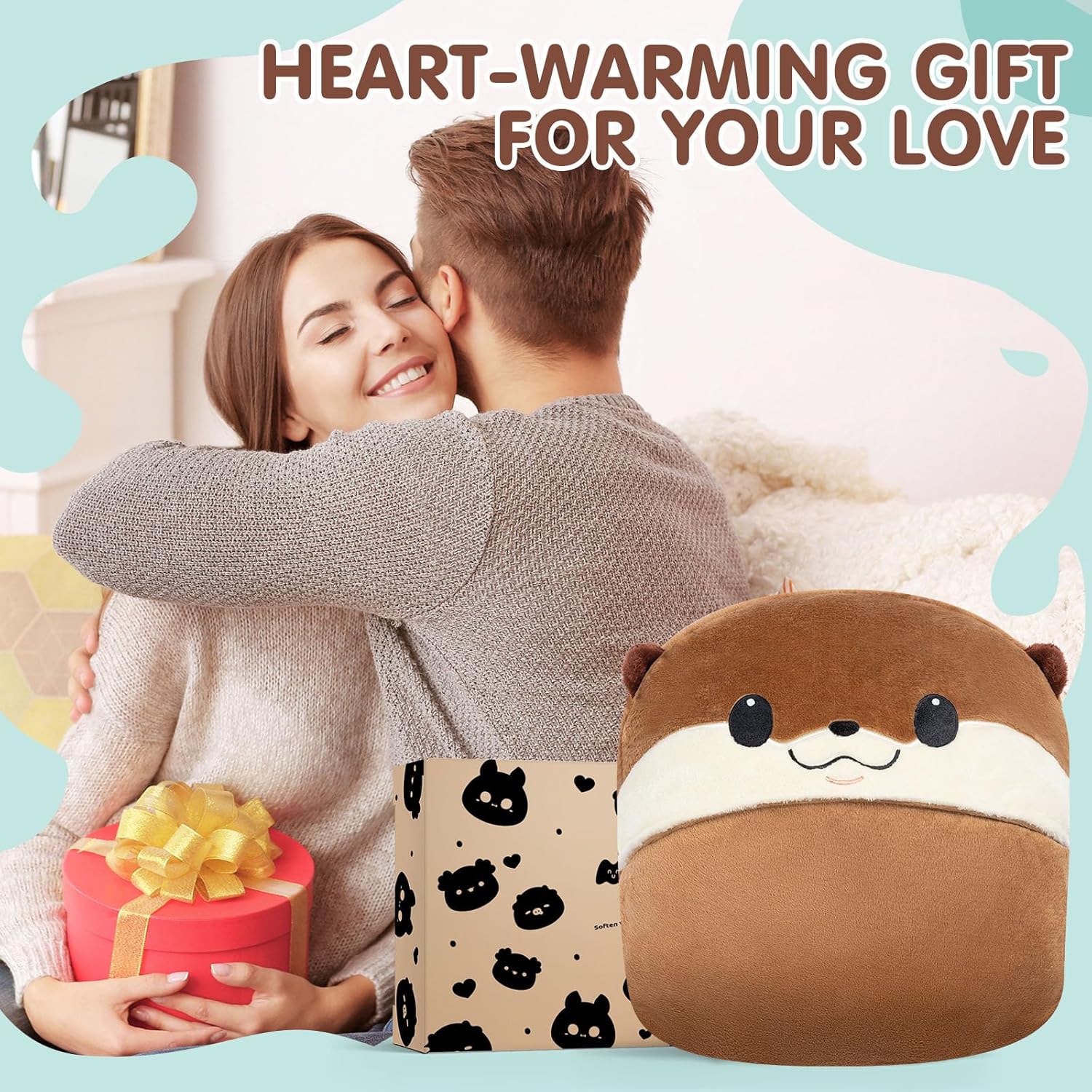 MeWaii® Ultimate Softness Otter Wearable Blanket Hoodie – Full Coverage with Easy Movement,Oversized Warm and Cozy Flannel, Gift for Adult