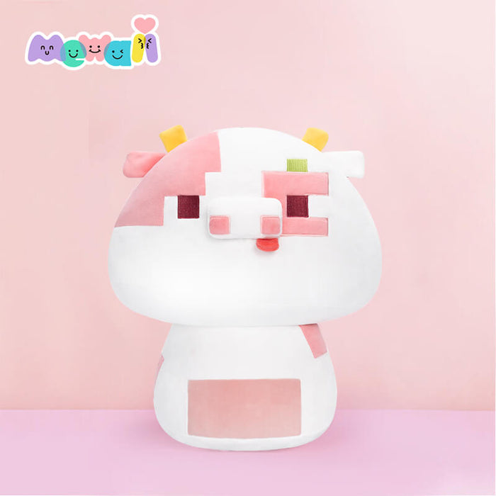 MeWaii® Mushroom Family Digital Cow Kawaii Plush Pillow Squish Toy