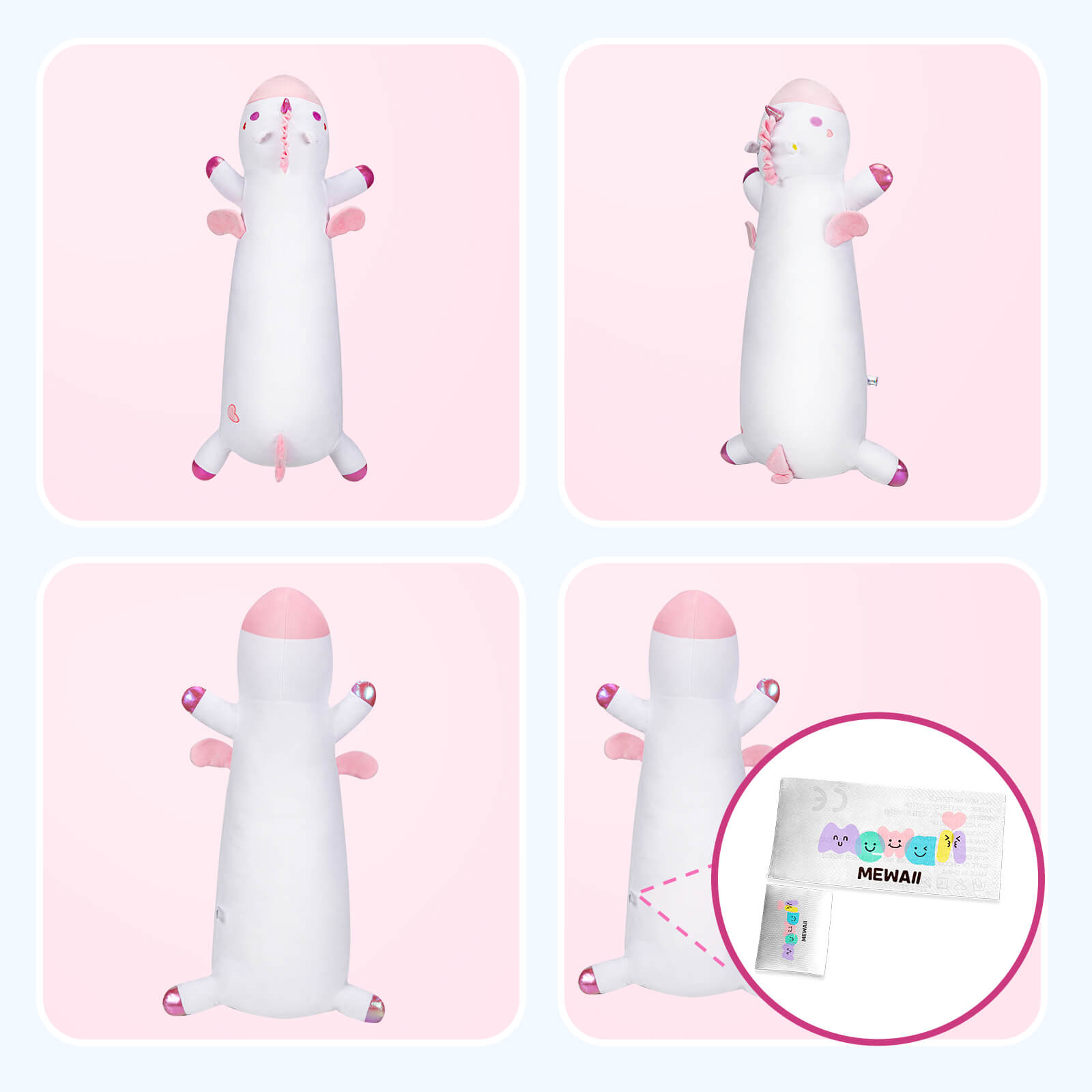 MeWaii® Unicorn Stuffed Animal Kawaii Plush Body Pillow Squishy