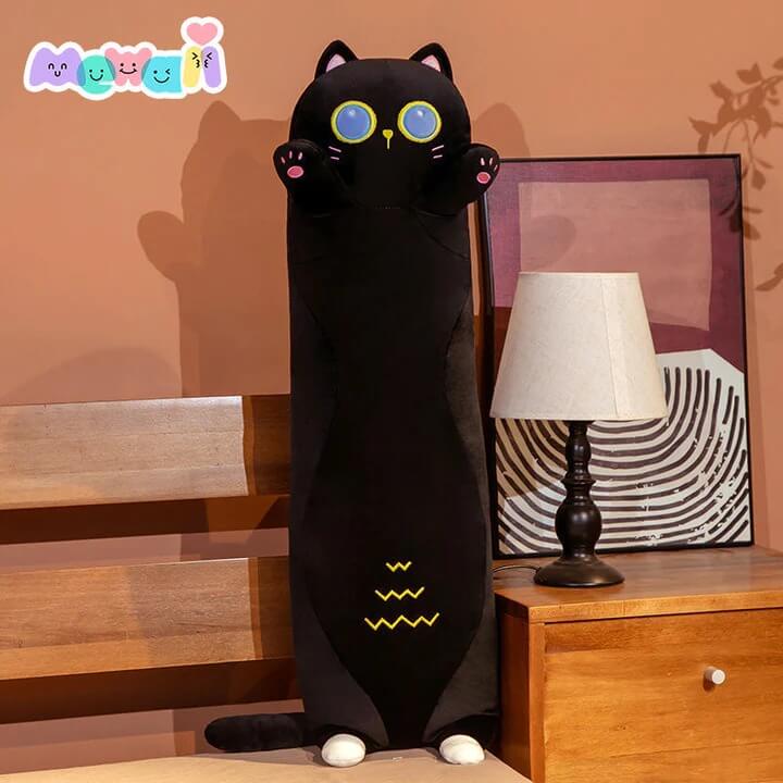MeWaii® Big Eyes Kitten Stuffed Animal Kawaii Plush Pillow Squishy Toy