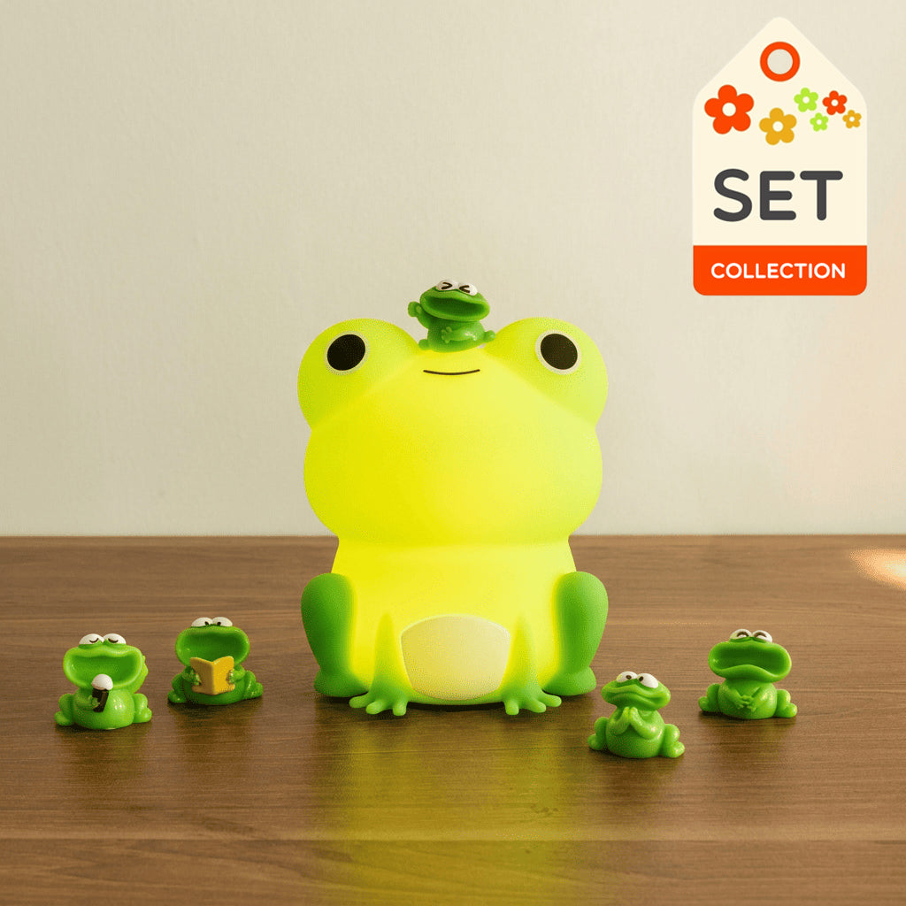 Squishy Silikon-LED-Nachtlicht mit eigenartigem Froschmotiv – perfektes Geschenk für Kinder und Mädchen