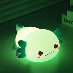 MeWaii® Green Axolotl Cute Squishy Night Light - Perfect Gift
