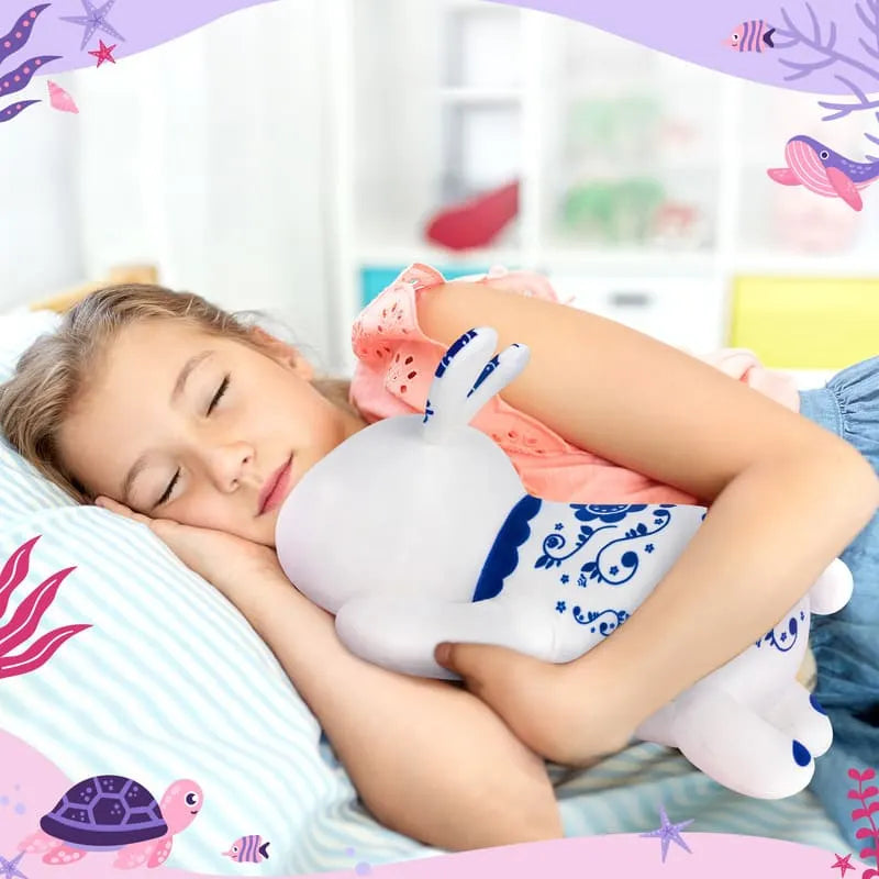 MeWaii® Cute Animal Lannie Rabbit Plush Pillow Kawaii Plushies Stuffed Toys Squishy Plushies Cuddle Body Pillow