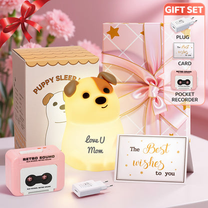 Mother's Day Limited Gift Set Special for every Momy Engraving Squishy Silicone LED Night Light