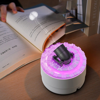 Kanonen-Luftbefeuchter, Aroma-Diffusor, Wassernebel, Nachtlicht, Lava, perfektes Geschenk