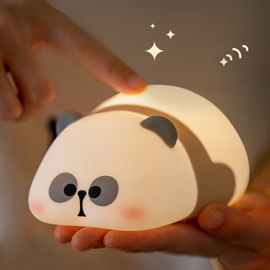 Lying Panda LED Squishy Night Light For Gift USB Rechargeable Panda Lamp
